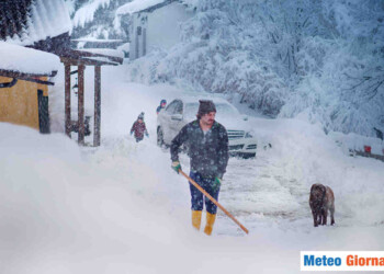 Meteo con badilate, anzi metri di neve
