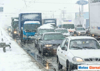 Meteo estremo: Tempesta di neve a Madrid e in Spagna.