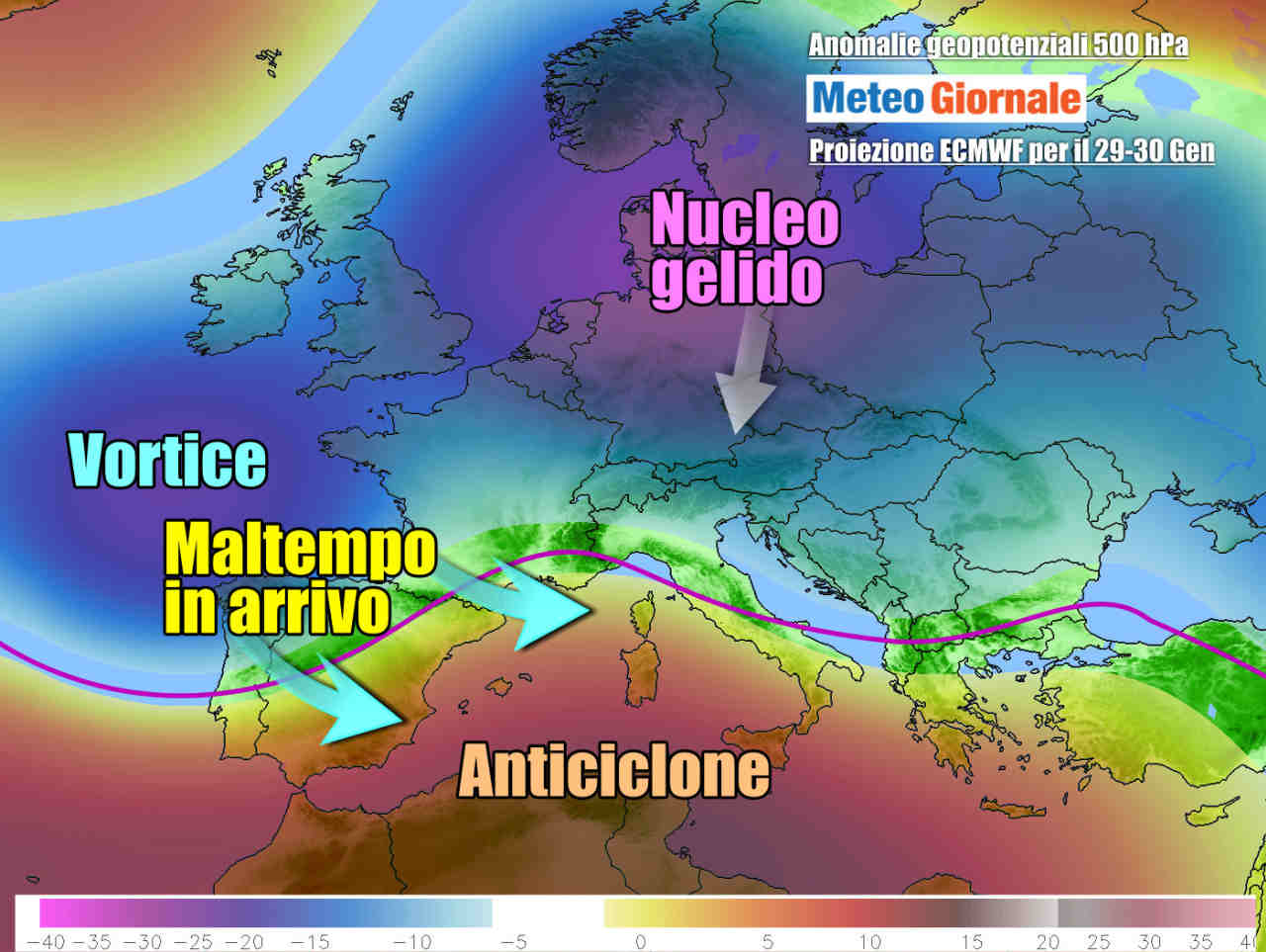 Verso guasto meteo più ficcante nel weekend