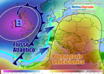 METEO Italia. Da metà settimana in arrivo nuovo MALTEMPO con PIOGGIA e NEVE