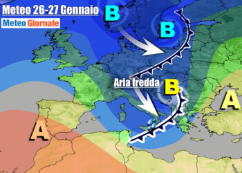 METEO Italia. Freddo e NEVE anche a quote basse, seguono grosse novità
