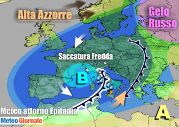 METEO Italia. Freddo, pioggia, neve fin dopo Epifania. Gennaio con sorprese