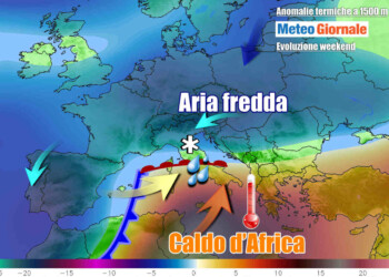 METEO Italia. Ondata di forte maltempo nel weekend, altra neve. Ecco dove