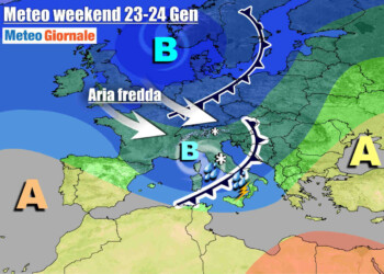 METEO Italia. Prima il furioso maltempo, poi torneranno freddo e neve