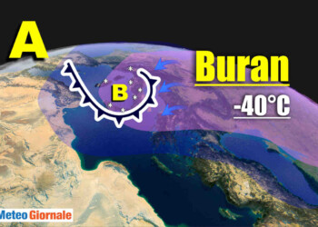 Meteo Italia rischio Buran dopo metà Gennaio. Neve e Gelo