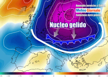 Meteo tendenza metà gennaio: grande gelo russo avanza verso Europa e Italia