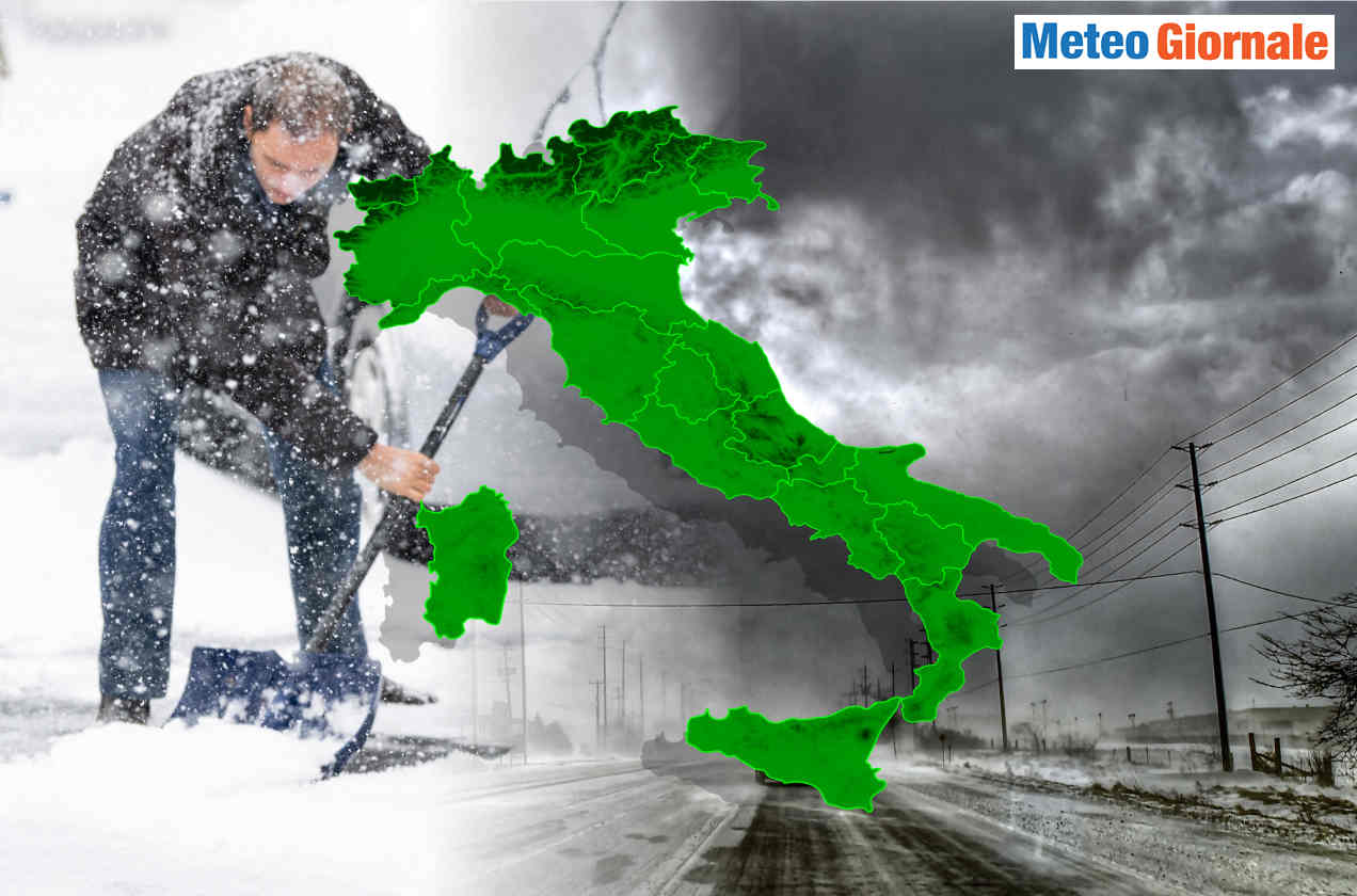 Meteo con con neve nei prossimi giorni.