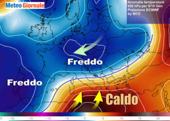 Meteo weekend: anomalie esagerate, tra neve e caldo dal Sahara