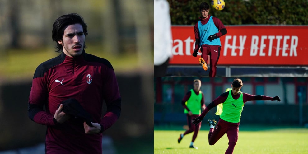 Tonali pronto al rientro in Milan-Torino. Diaz e Maldini scaldano il destro