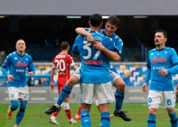 Napoli-Fiorentina 6-0, il tabellino