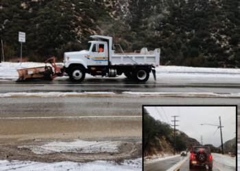 Neve in California sino al mare. Non succedeva da 14 anni