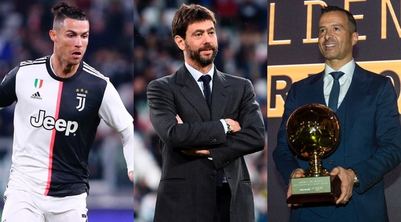 France Football: “Ronaldo, Agnelli e Mendes tra i 10 più influenti nel calcio”