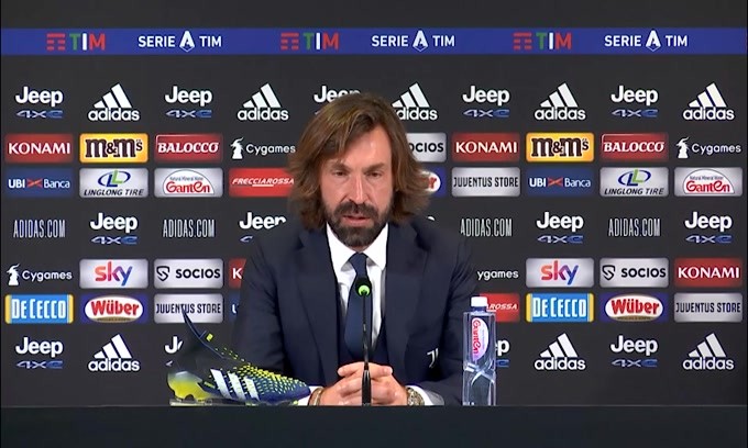 Pirlo: "La coppia Ronaldo-Kulusevski si trova bene"