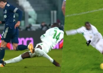 Sassuolo, Obiang chiede scusa: “Spero che Chiesa stia bene”