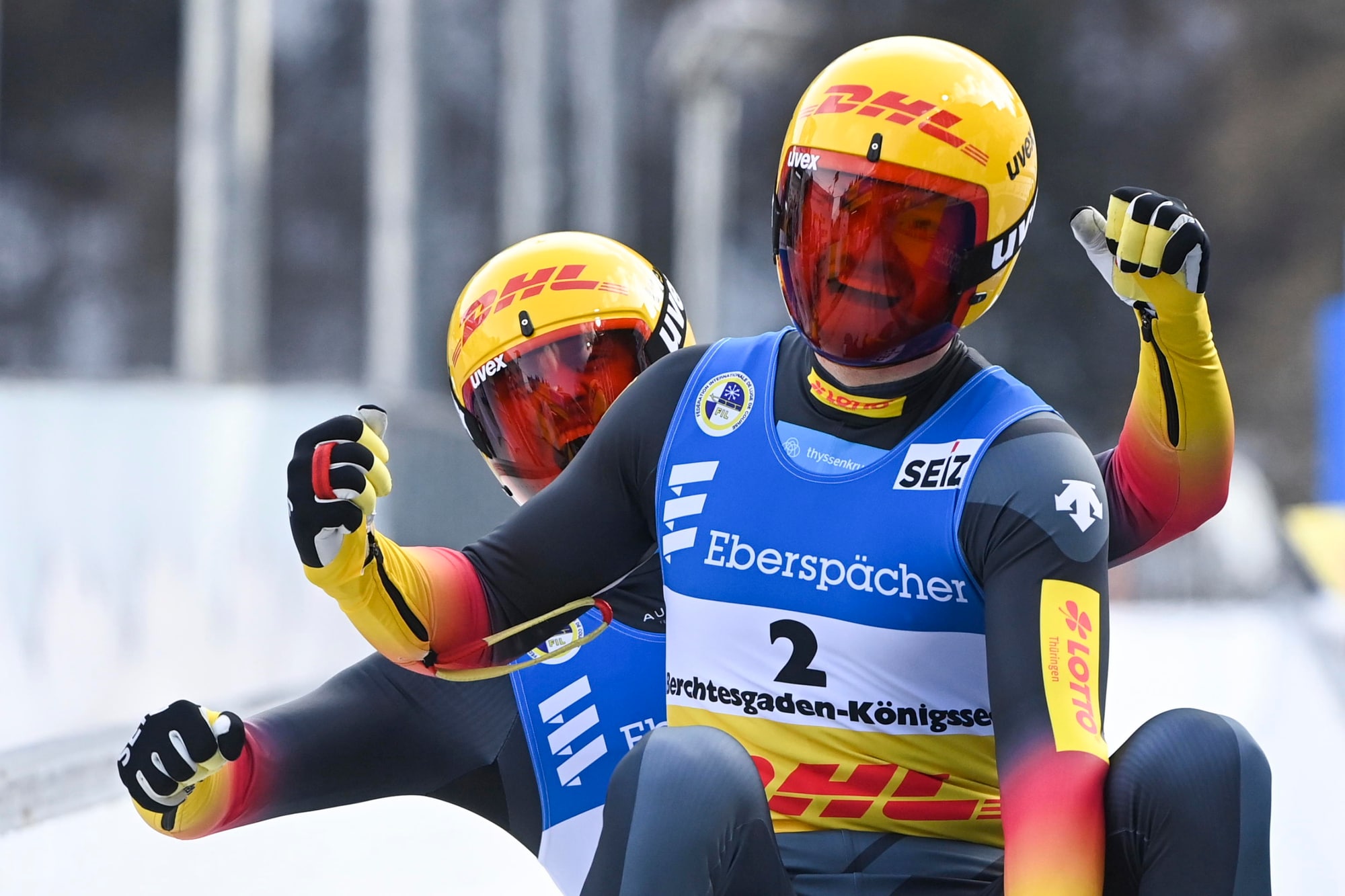 Slittino, Eggert e Benecken campioni mondiali del doppio