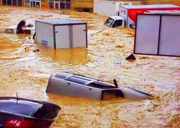 Tempesta invernale in Germania. Alluvione. Un video meteo