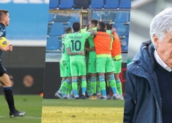Tris della Lazio contro l’Atalanta, Cagliari beffato nel finale. Vince il Genoa