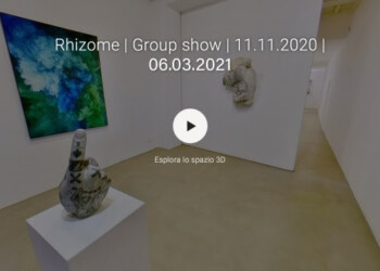 “Rhizome”, mostra collettiva di 13 artisti, visibile anche in tour virtuale