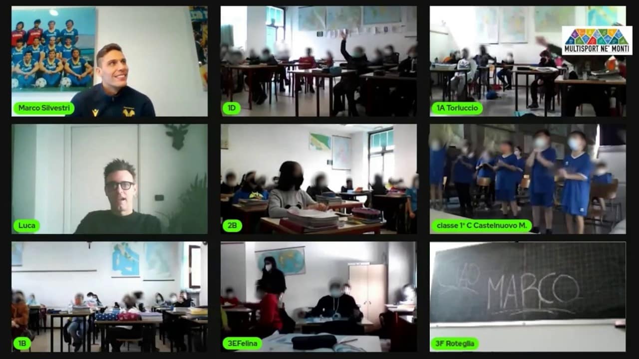 Verona, il portiere Silvestri “torna a casa” per spiegare lo sport agli studenti