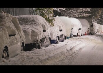 Video meteo: tempeste di neve nelle Isole Britanniche