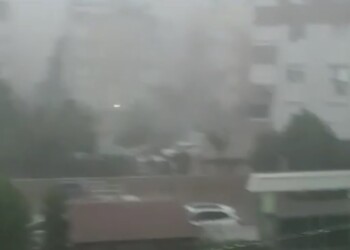 Violenza del Meteo precoce. In genere succede in Primavera. Video