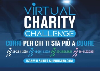 Virtual Charity Challenge, terza tappa sabato e domenica 23 e 24 gennaio