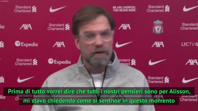 Klopp duro: "Non voglio parlare di Alisson"