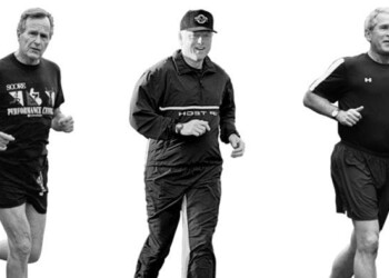 Anche i politici corrono piedi. Da Mario Draghi a Bush