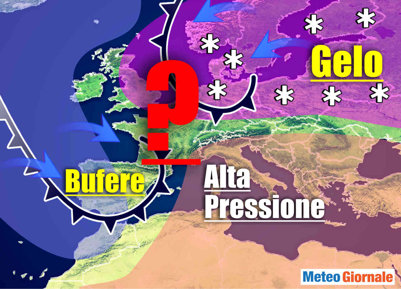 Meteo invernale al bivio.