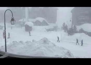 Bufera di Neve su New York, gelo. Video meteo