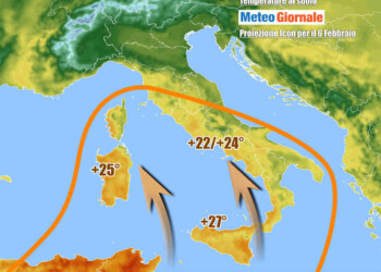 Caldo anomalo, previsti picchi estremi oltre 25°. Vediamo quanto durerà