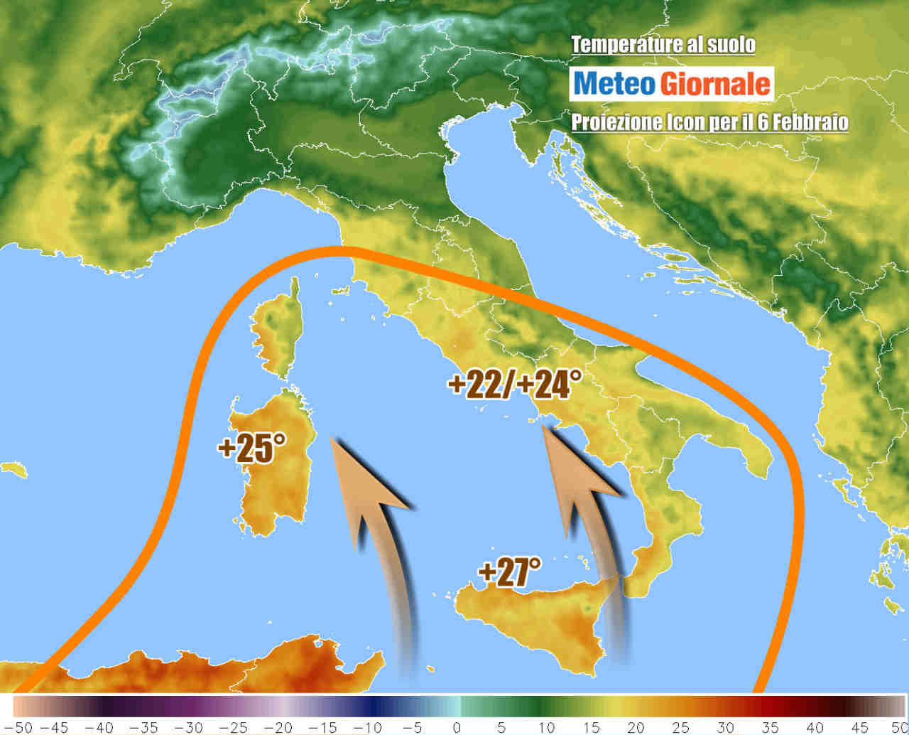 Il clima caldo sino al weekend soprattutto tra Sud ed Isole