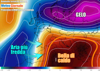 Dal caldo anomalo al tracollo termico. Ecco le ultime novità
