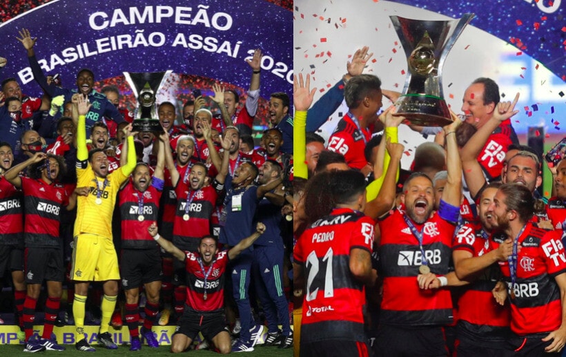 Flamengo campione, Diego alza la coppa al cielo