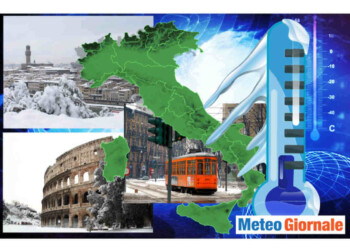 GELO dalla Russia, era il BURAN con NEVE eccezionale sino a Roma e Napoli