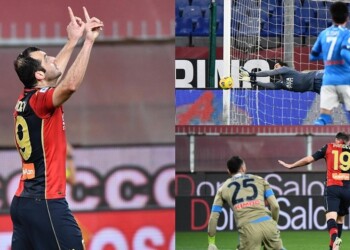 Genoa-Napoli 2-1, una doppietta di Pandev inguaia Gattuso