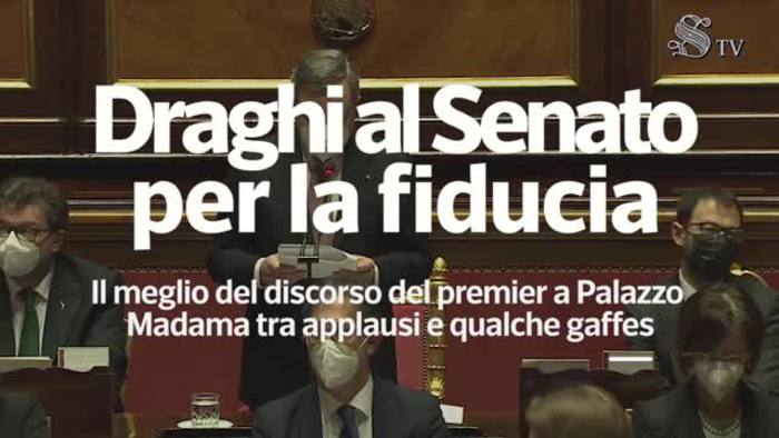 Il Governo Draghi al Senato per la fiducia – TUTTI I VIDEO