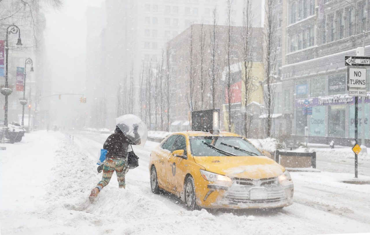 La grande nevicata su New York