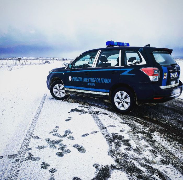 Maltempo: neve nel barese, al lavoro mezzi spargisale