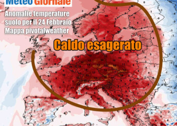 Meteo: CALDO FOLLE in quasi tutta Europa, da primavera inoltrata