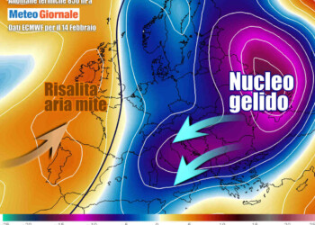 METEO: crollo temperature per il freddo russo. Gelo intenso, quanto durerà?