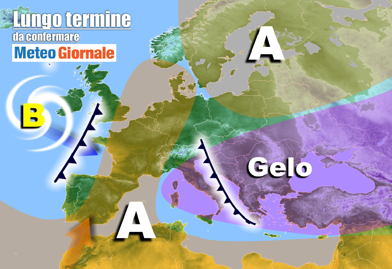 Meteo Italia al 24 febbraio senza tregua, tra GELO e perturbazioni