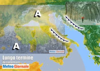 Meteo Italia al 6 marzo con FREDDO da est
