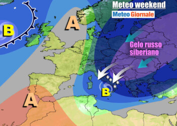 METEO Italia. Gelo russo e neve sino in pianura nel weekend. Poi novità