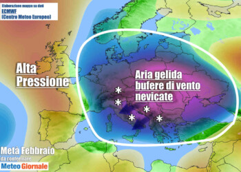 Meteo Italia sino metà mese: incombe elevato rischio gelo