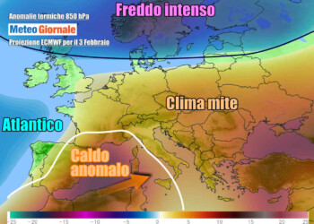 METEO Italia. Ultime piogge, arriva l’anticiclone. Stop inverno per quanto?