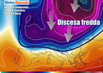 Meteo Marzo: verso irruzione fredda. Rischio colpo di coda dell’inverno