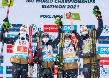 Mondiali biathlon, sesto posto per l’Italia nella staffetta mista