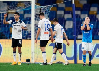 Napoli-Atalanta 0-0: Muriel e Zapata non sfondano