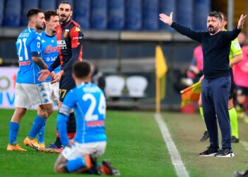 Napoli, Gattuso sconsolato: “Ci sta girando male”